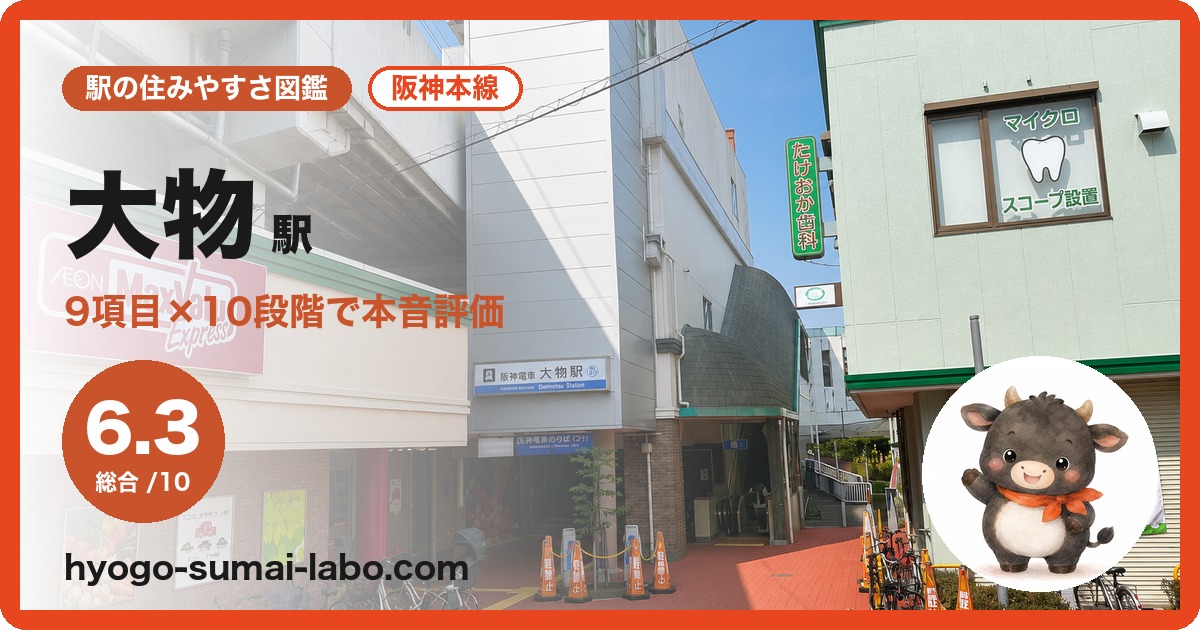 大物駅の住みやすさ