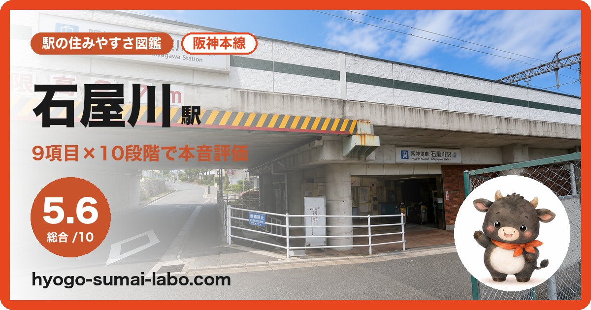 石屋川駅の住みやすさ