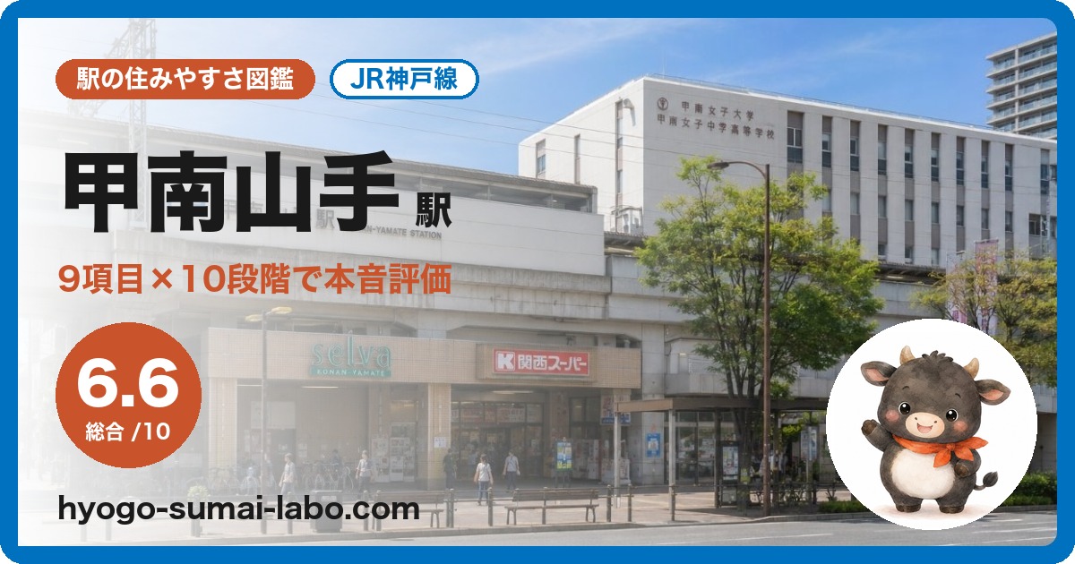 甲南山手駅前の写真