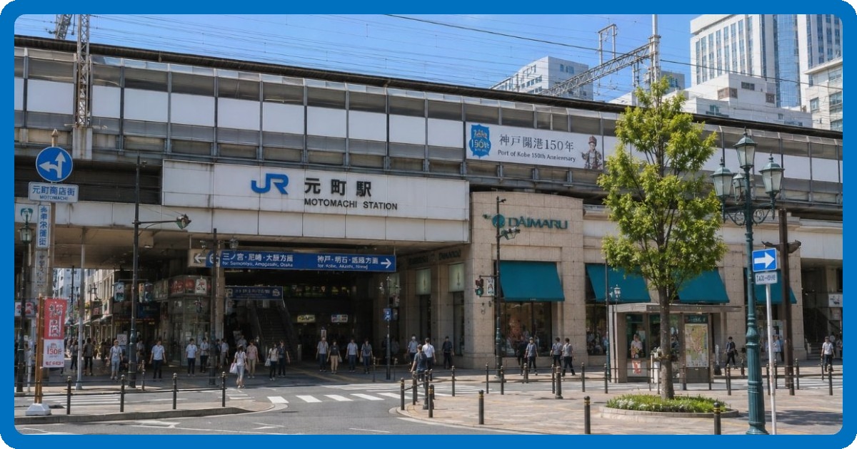 元町駅前の写真