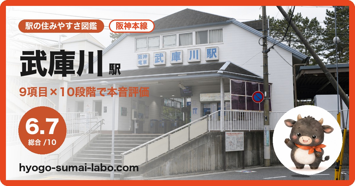 武庫川駅の住みやすさ