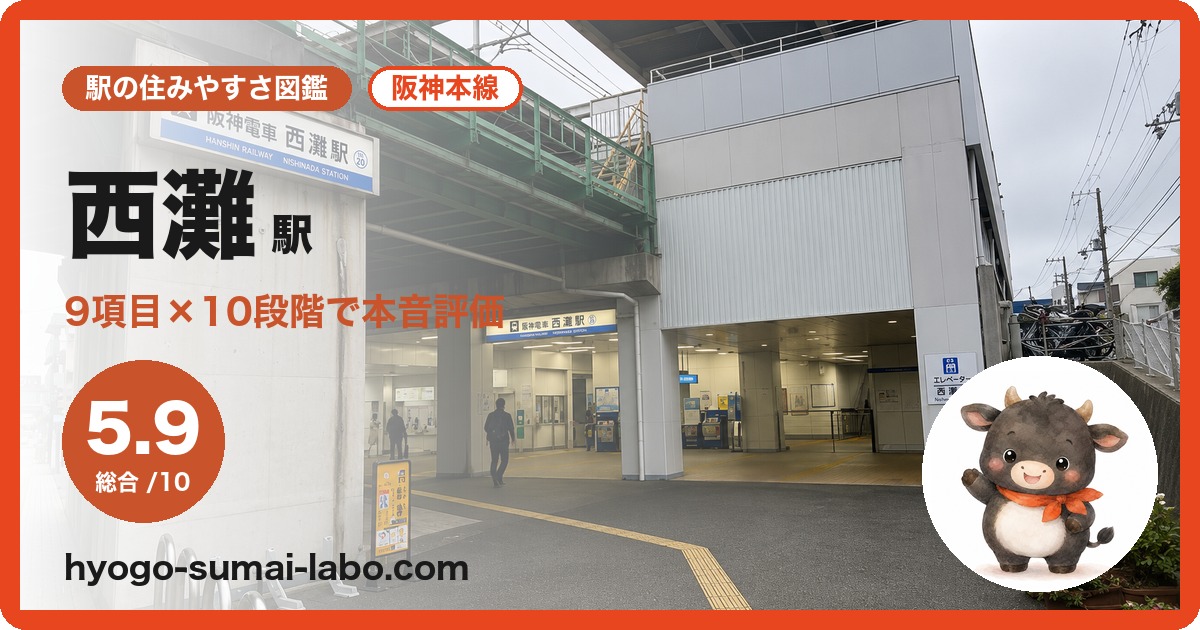 西灘駅の住みやすさ