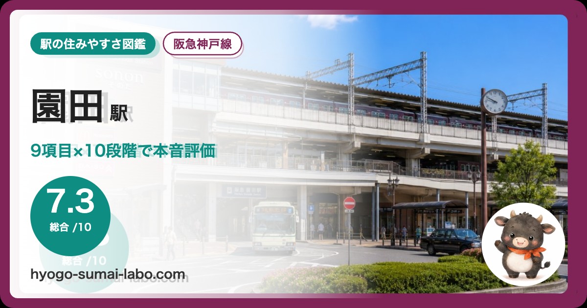 園田駅前の写真