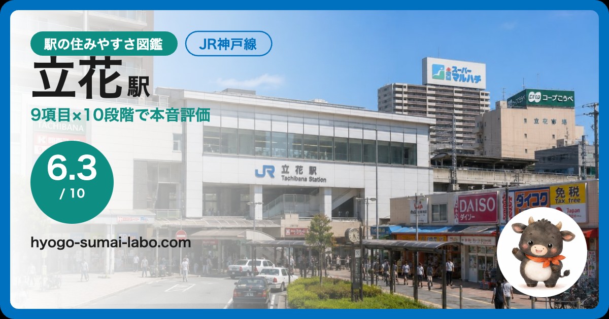 立花駅前の風景