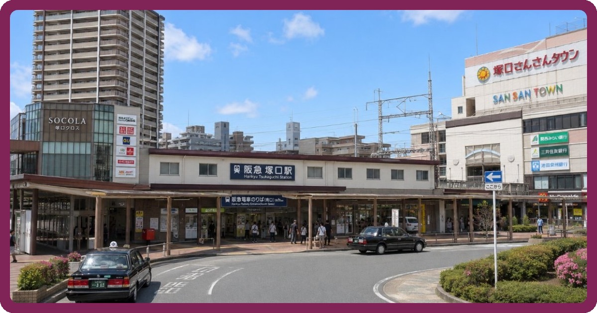 塚口駅前の写真
