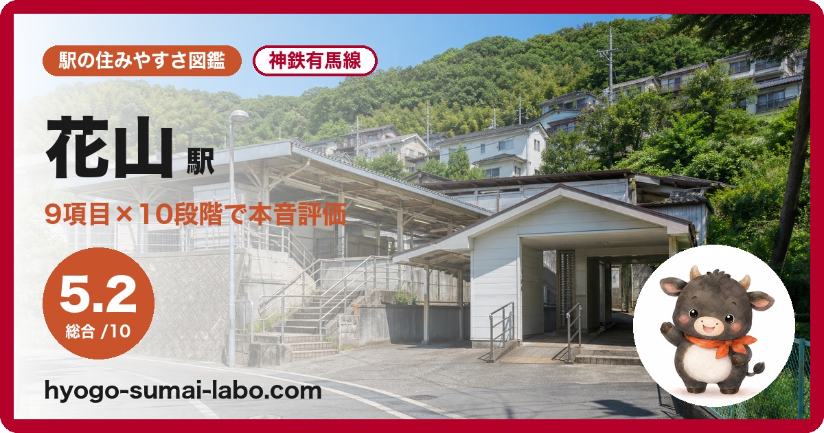 花山駅の住みやすさ図鑑