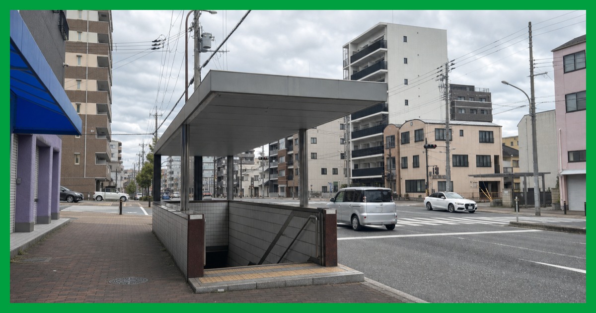 kamisawa駅の街並み