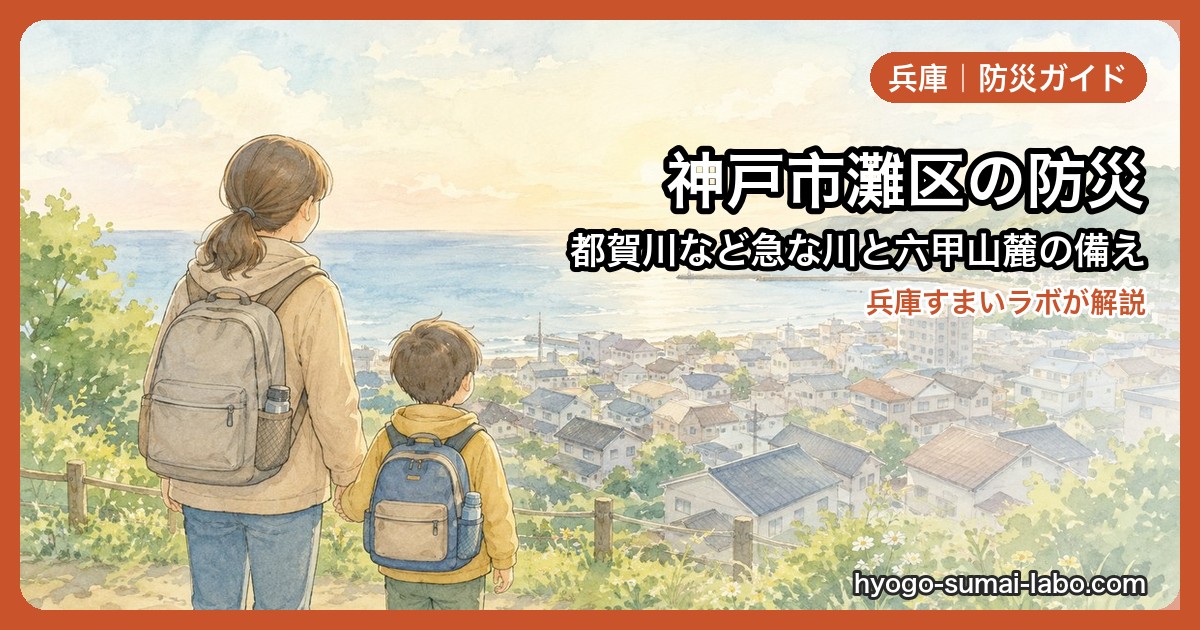 神戸市灘区の防災｜ハザードマップと過去の災害から備え