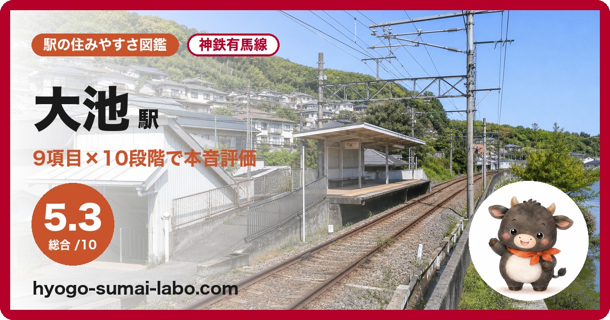 大池駅の住みやすさ図鑑