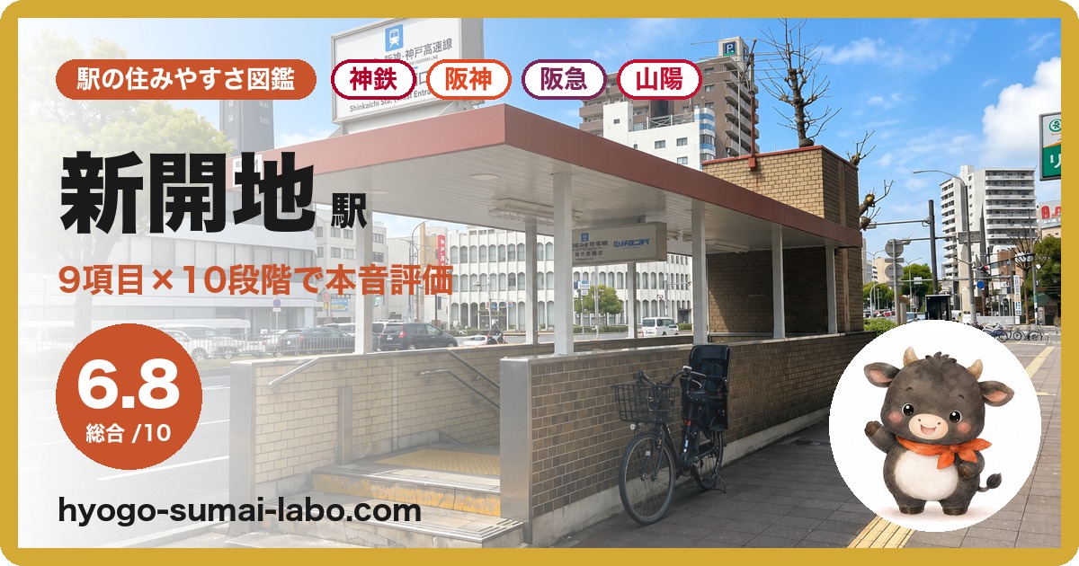 新開地駅の住みやすさ図鑑