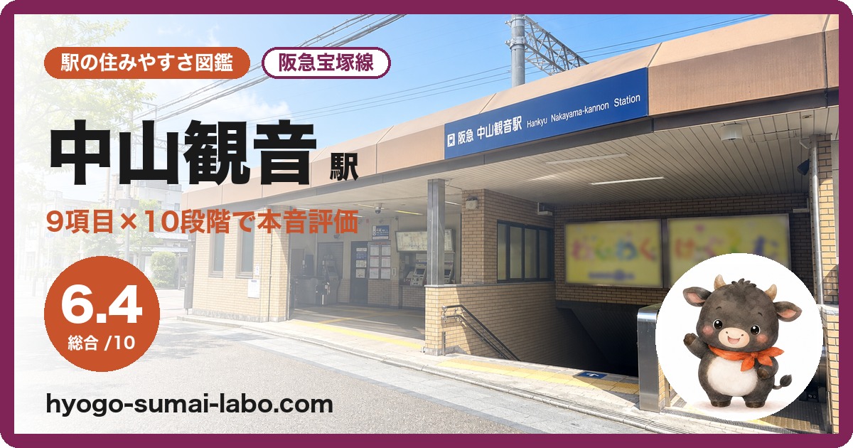 中山観音駅前の写真