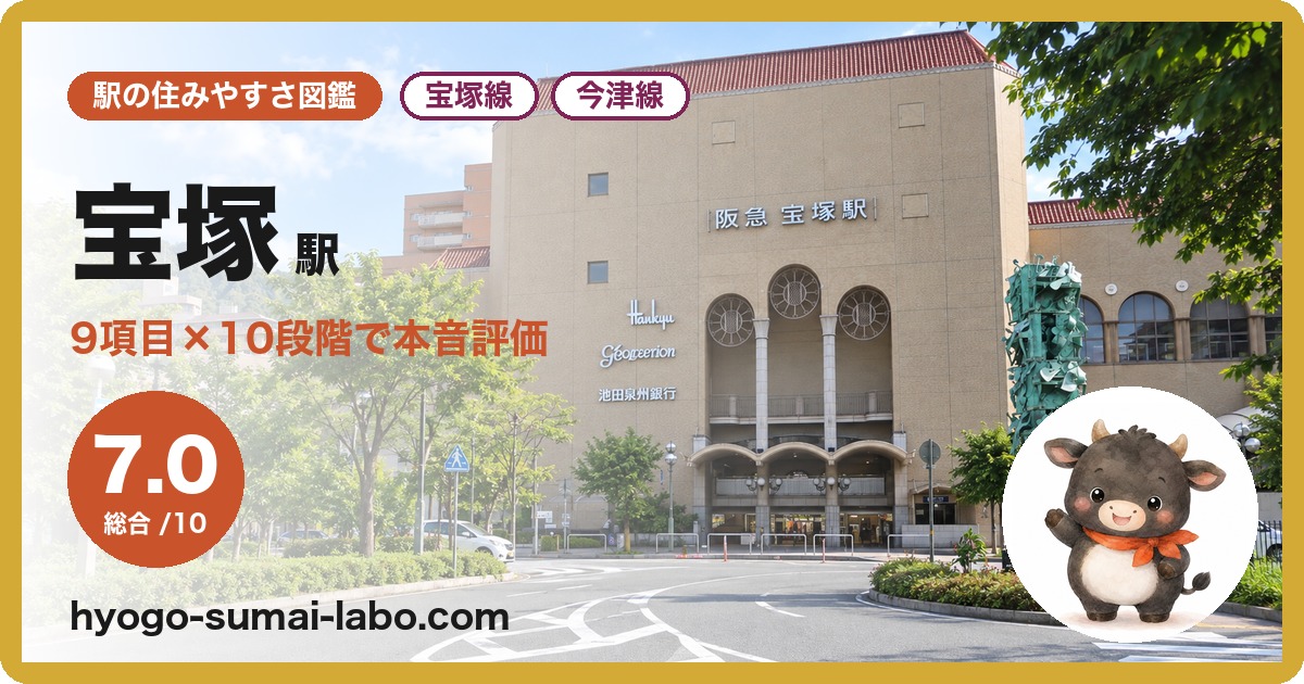 宝塚駅前の写真