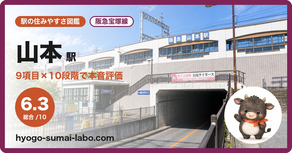 山本駅前の写真