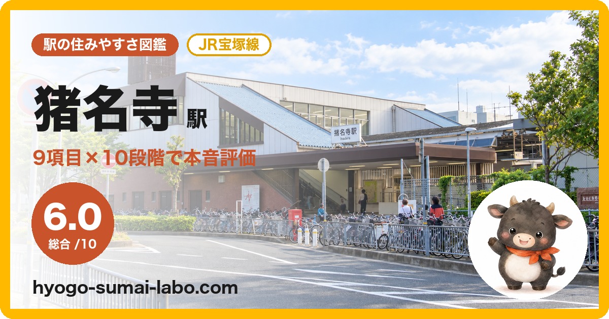 猪名寺駅前の写真