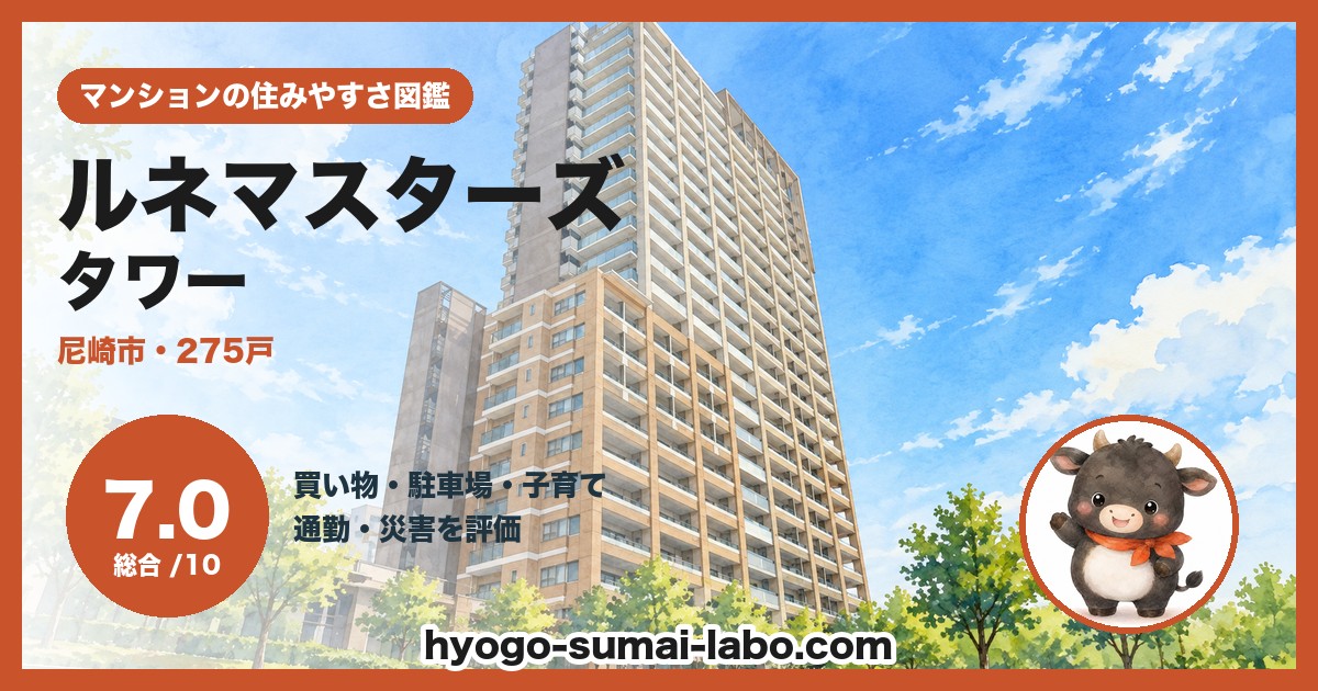 ルネマスターズタワーの住みやすさ(総合7.0)
